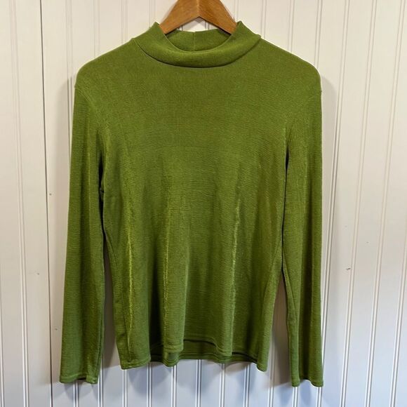 Vintage Kathie Lee high neck long sleeve blouse - Picture 1 of 3